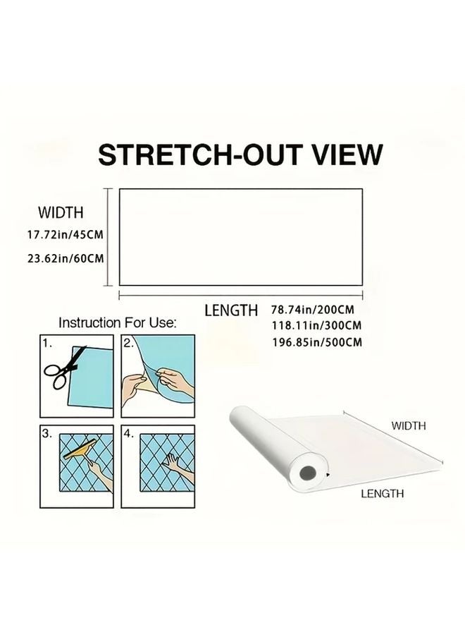 2Pcs 23 62x118 11 Inch Self Adhesive Kitchen Backsplash Oil Proof Peel Stick Wall Protection Film - Image 2